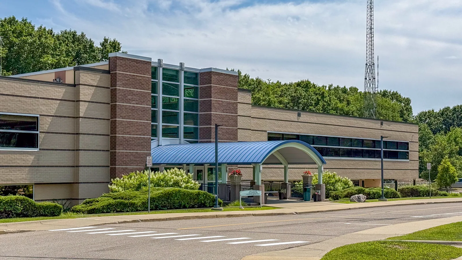 Rochester Hills City Hall in Oakland County, Michigan.